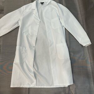 Spirit White Trench Coat - lab coat